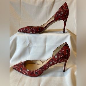 J. Crew G0882 printed Colette pumps